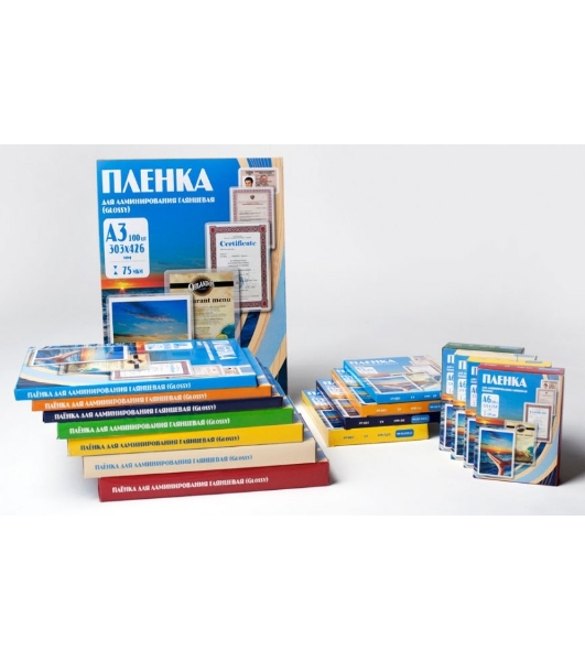 Пленка для ламинирования Office Kit 175мкм A4 (100 шт) глянцевая 216x303 мм PLP11523-1