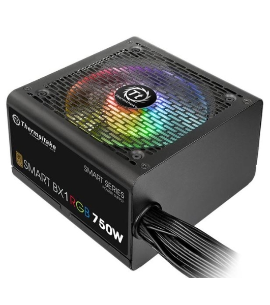 Блок питания Thermaltake Smart PS-SPR-0750NHSABE-1, 750Вт, 80 PLUS Bronze, 120мм, черный