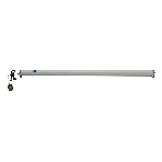 Экран Cinema S'OK SCPSM-266x150FG-GR-ED60 16:9 Pro настенно-потолочный, моторизованный, 266x150 см, фибергласс, серый корпус, экстрадроп 60 см, фото2