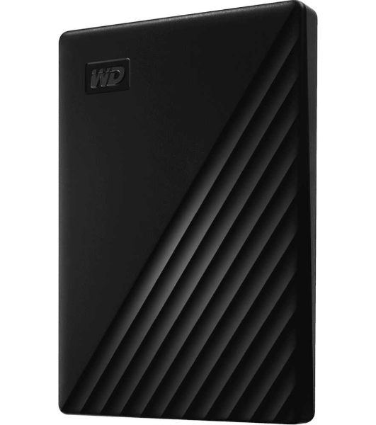 Внешний HDD 2.5' Western Digital My Passport, 1TB, USB 3.2 Gen 1 Type-A, 5400 rpm, черный