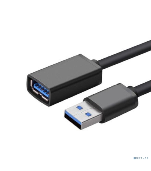 Кабель Bion удлинительный USB 3.0 AM/AF, 3 м, черный BXP-CCP-USB3-AMAF-030M