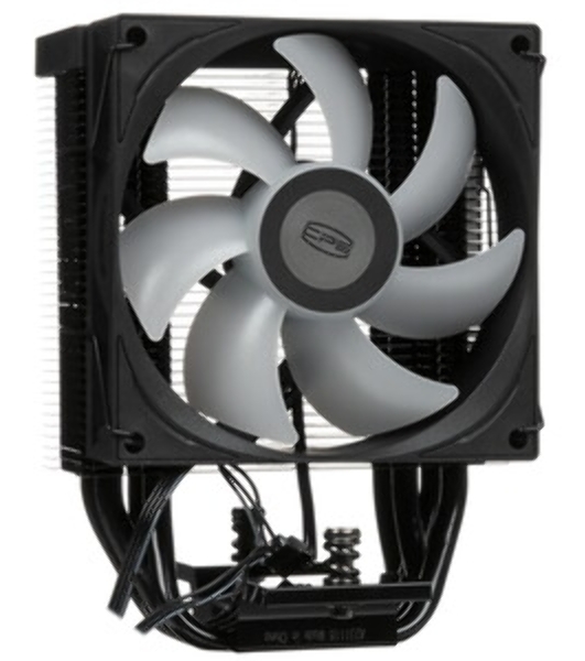 Кулер PCCooler R400 ARGb черный 92мм алюминий+медь 2200r m 30db 4-pin 180W 133мм