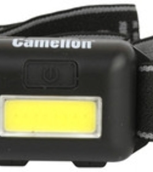 Фонарь налобный Camelion LED5355 черный 1Вт лам.:светодиодный AAAx3 (13748)