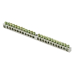 Шина PEN 'ноль-земля' 6х9 24 отв. никель крепеж по центру PROxima EKF sn1-63-24, фото2