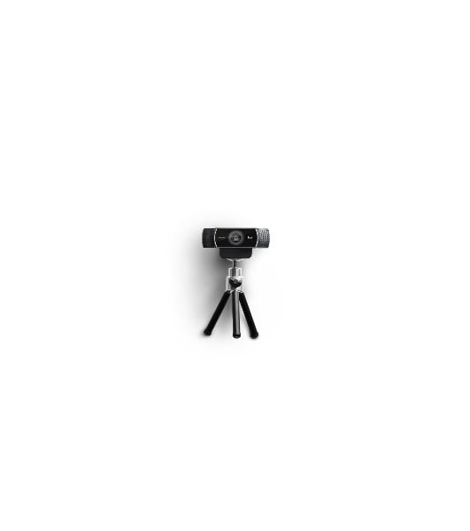 Веб-камера Logitech C922 Pro Stream 1920x1080, 30 кадр/с, USB Type-A, микрофон (2 шт, шумоподавление), автоматическая фокусировка, автоосвещение, универсальное крепление