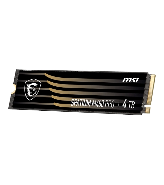 Накопитель SSD MSI SPATIUM M480 PRO, 2Tb, M.2 2280, PCIe 4.0 x4, NVMe, R/W 7400/7000