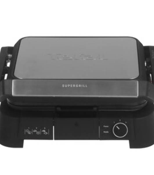 Электрогриль Tefal GC520DE0, черный/серебристый 1510002834