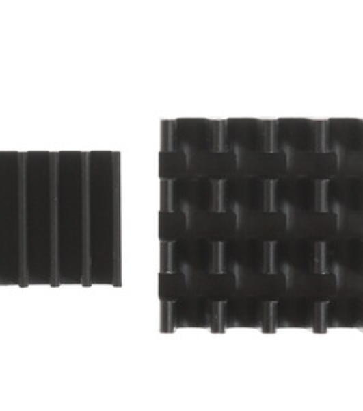 Набор радиаторов QUMO, Heat Sink Set Aluminum (17×17х5 12×12×5 14×10×6 5×5×5) for Pi 5B, blue