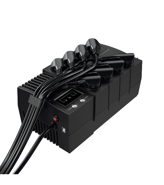 Источник бесперебойного питания CyberPower BS650E NEW/650 ВА/390 Вт/8 х CEE 7 (евророзетка)