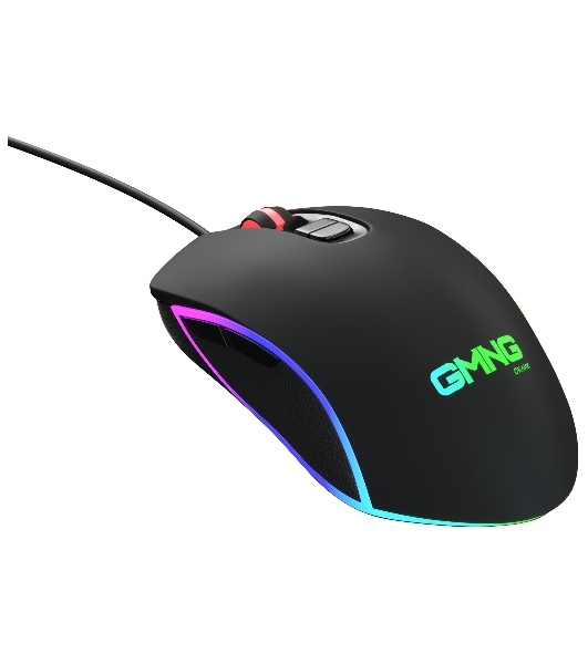 Мышь проводная GMNG 730GM черный, 12000 dpi, USB, кнопки - 7