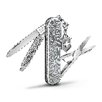 Нож перочинный Victorinox Classic Brilliant Damast (0.6221.34) 58мм 5функц. серебристый подар.коробка, фото3