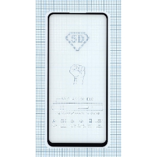 Защитное стекло 'Полное покрытие' для Xiaomi Redmi Note 9S черный