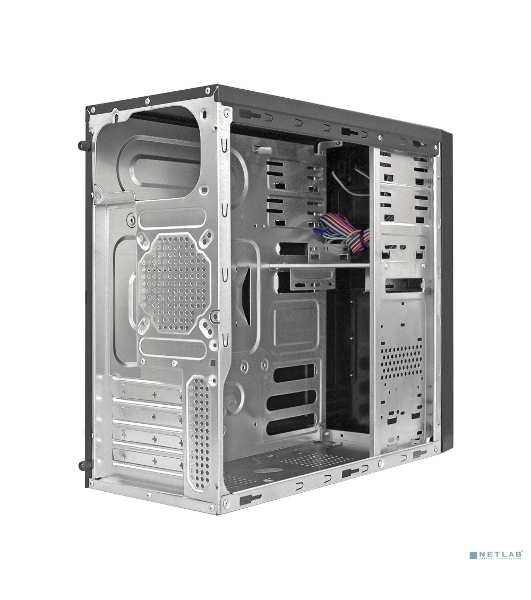 Компьютерный корпус Minitower ExeGate MA-372UX Black, mATX UN450, 120мм 2*USB+2*USB3.0, Audio