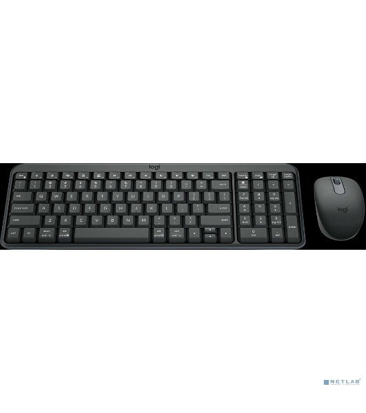 Комплект клавиатура+мышь Logitech Wireless Combo MK250 Compact беспроводной, Bluetooth, 1000 DPI, чёрный