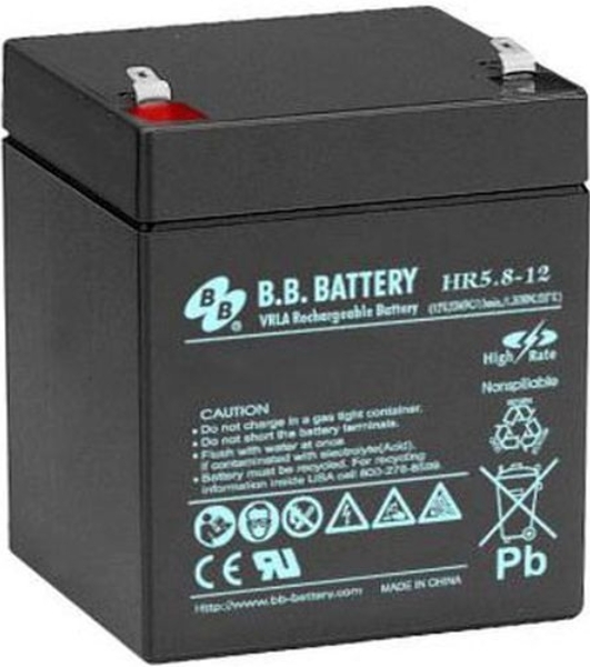 Батарея для ИБП B.B.Battery HR 5.8-12 (12V 5.8Ah)