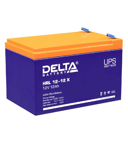 Батарея Delta HRL 12-12 X (12А\ч, 12В) свинцово- кислотный аккумулятор