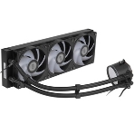 Система охлаждения PCCooler DA360 Pro ARGb Digital BK (300W, 360мм, LED temp., Black, ARGb/Fans: 3x120мм, 75.8CFM, 33.7dBA, 2200RPM/Pump height 57мм, 28dBA, 3000RPM, Rad thickness 27мм/S: 1851, 1700, 1200, 20XX, 115X, AM5, AM4), фото16