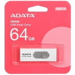 Флешка USB ADATA UV220 (AUV220-64G-RWHGY), 64Gb, USB 2.0, R/W 15/5, белый/серый, фото5