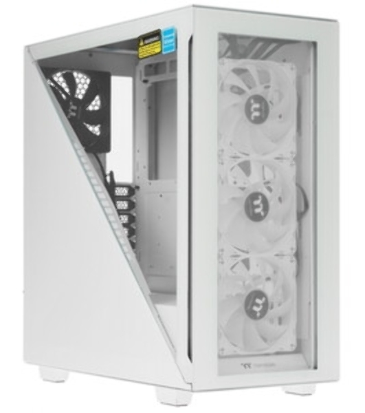 Компьютерный корпус Thermaltake Divider 300 TG ARGb белый без БП ATX 2x120мм 2xUSB 3.0 audio front door bott PSU