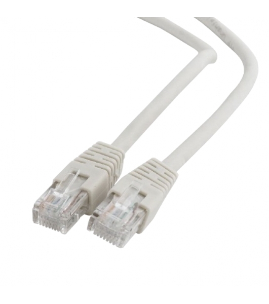 Патч-корд UTP Cablexpert PP6U-1M cat.6, 1м, литой, многожильный, серый