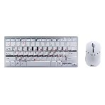 Комплект клавиатура+мышь Gembird KBS-7001-RU беспроводной, USB, 1600 DPI, белый, фото10