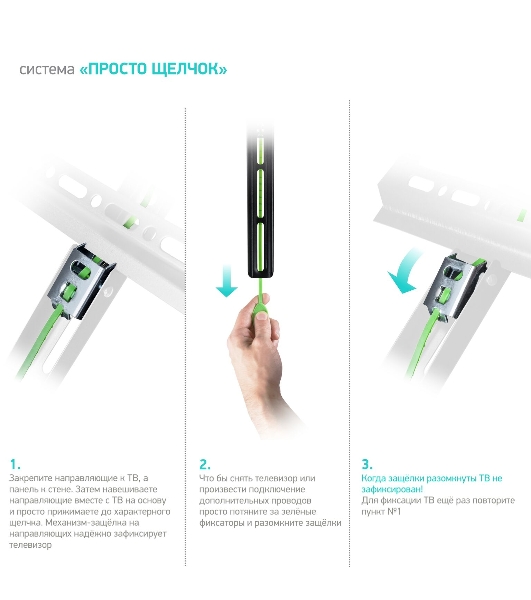 Кронштейн ONKRON FM5/32-55'' макс 400x400 наклон 0º от стены: 29мм макс вес 56,8кг