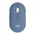 Мышь беспроводная Logitech Pebble M350 синий, 1000 dpi, радиоканал, Bluetooth, USB, кнопки - 3, фото9