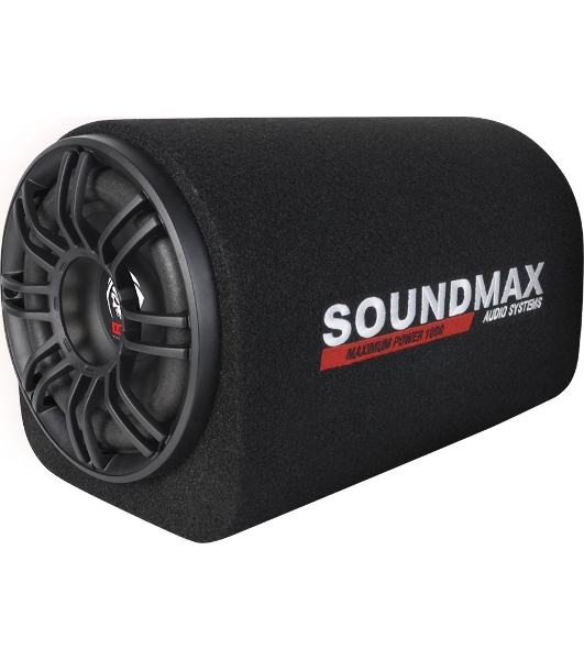 Сабвуфер автомобильный Soundmax SM-SW0801A 150Вт активный (20см/8')