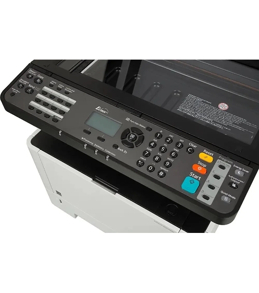 МФУ лазерное Kyocera Ecosys M2040dn (Азия) (1102S33AX0), A4, ч/б, печ. до 40 стр/мин., скан. до 40 стр/мин. (ч/б) 23 стр/мин. (цвет), 1200 x 1200 dpi (печать) 600x600dpi (скан.), USB, RJ-45 (старт.картр. TK-1178)