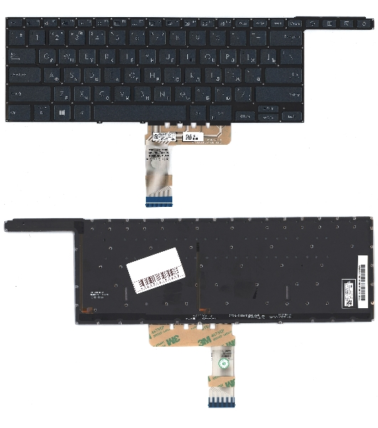 Клавиатура для ноутбука Asus Zenbook Pro Duo UX581 синяя