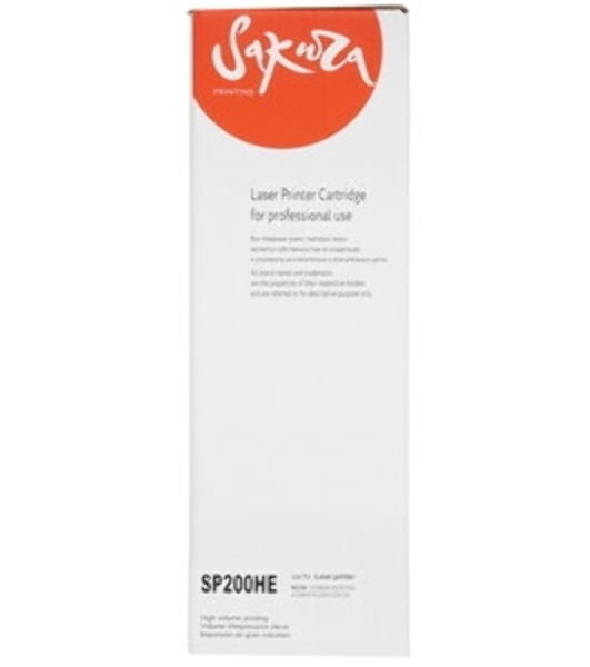Картридж Sakura SP200HE для Ricoh SP 200N/SP 200S/SP 202SN/SP 203SF/SP 203SFN/SP 212, черный, 2 600 к.