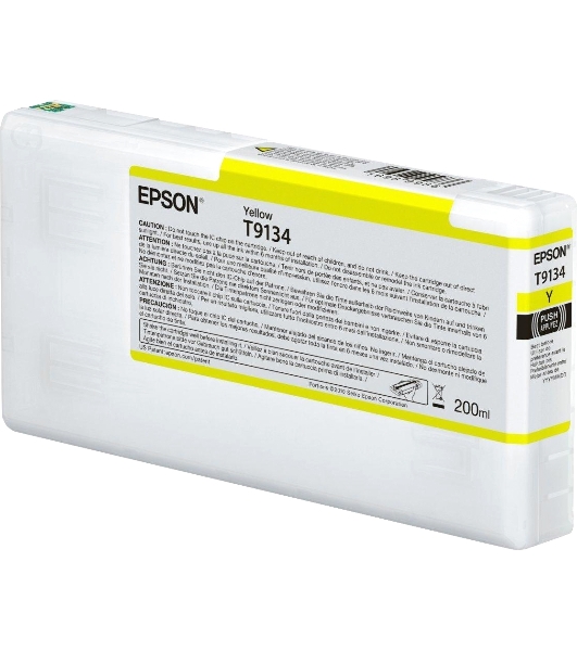 Картридж струйный Epson T9134 (C13T913400) желтый (200 мл) для SureColor SC-P5000, SC-P5000V
