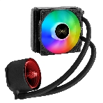 Комплект жидкостного охлаждения ExeGate BlackWater-120V3.PWM.RGb (RGb подсветка, LGA2066/2011/1366/1150/1151/1155/1156/1200/1700/1851/AM4/AM5/FM1/FM2/FM2+/AM2/AM2+/AM3/AM3+, TDP 150W, Fan 120мм 4pin PWM 600-1800RPM Hydro bearing, помпа 3pin 2700RPM, макс. шум 37db, с термопастой, на винтах, черный, Color Box), фото20