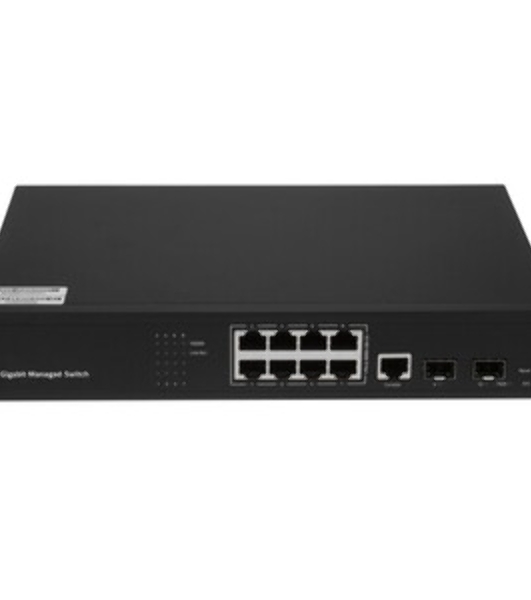 Коммутатор Cudy GS2008S2, 8×1 Гбит/с, 2×1 Гбит/с SFP