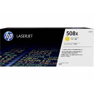 Тонер Картридж HP 508X CF362X желтый для HP CLJ M552/M553 (9500стр.)
