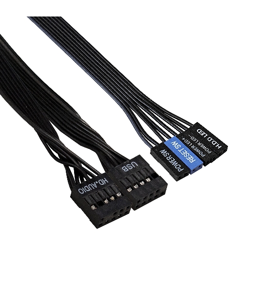 Компьютерный корпус Miditower ExeGate AA-440-AA350 (ATX, AA350 8 см, 2*USB, аудио)