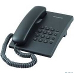 Телефон проводной Panasonic KX-TS2350RUB черный повтор номера, регул-ка громкости, кр.на стену, фото5