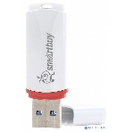 Флешка USB Smartbuy Crown white (SB4GbCRW-W), 4Gb, USB 2.0, R/W 15/5, белый/красный, фото4