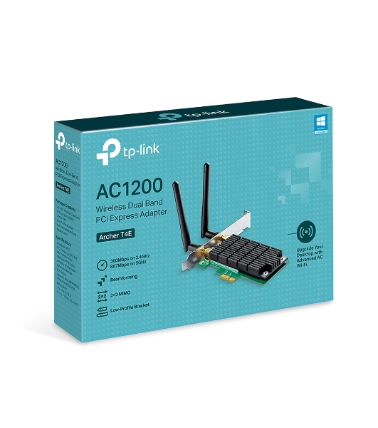 Адаптер TP-Link ARCHER T4E AC1200 Двухдиапазонный Wi-Fi адаптер PCI Express