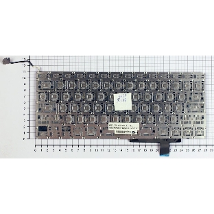Клавиатура для ноутбука Macbook A1297 черная, плоский Enter