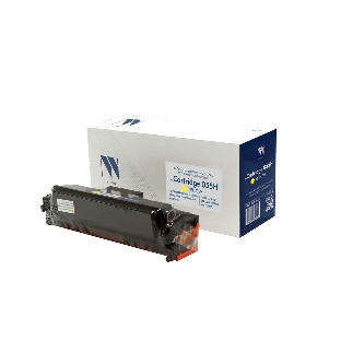 Картридж лазерный NVPrint совместимый NV-055H Yellow (БЕЗ ЧИПА) для Canon i-Sensys MF742Cdw/MF744Cdw/MF746Cx/LBP663Cdw/LBP664Cx (5900k)