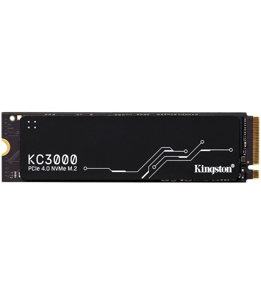 Накопитель SSD Kingston 512Gb M.2 KC3000 SKC3000S/512G (PCI-E 4.0 x4, up to 7000/3900Mbs, 3D TLC, NVMe, 400TbW, Phison E18, 22х80мм, LP heatsink)