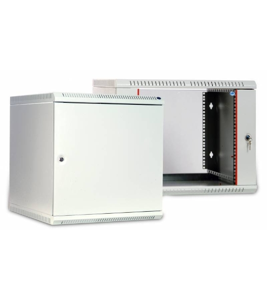Шкаф телекоммуникационный настенный разборный 6U (600 x 650) дверь стекло