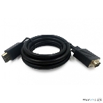 Кабель DisplayPort->VGA Cablexpert CCP-DPM-VGAM-10, 3м, 20M/15M, черный, экран, пакет, фото5