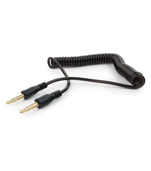 Кабель аудио Cablexpert CCA-405-6, Jack3.5 - Jack3.5, 2м, спиральный