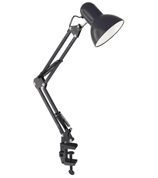 Светильник UF-312P С02 настол. 230В 60Вт черный Ultraflash 12895