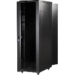 Шкаф коммутационный Lanmaster (TWT-CBB-42U-6X10-G1) напольный 42U 600x1000 мм пер. дв. стекл задн. дв. спл. стал. лист 2-хст. 2 бок. пан. 800 кг черный IP20, фото11
