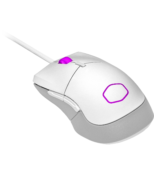 Мышь проводная Cooler Master MM-310-WWOL1 белый, 12000 dpi, USB Type-A, кнопки - 6