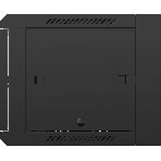 Шкаф коммутационный NTSS NTSS-W6U6045GS-BL настенный 6U 570x450 мм пер. дв. стекл 60 кг черный 350 мм 18 кг 220 град. 370 мм IP20 сталь, фото2