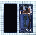 Дисплей для Samsung Galaxy S10 Lite SM-G770F/DS синий с рамкой, фото 1